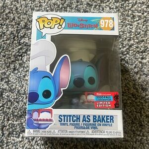 Stitch as a Baker Funko Pop
